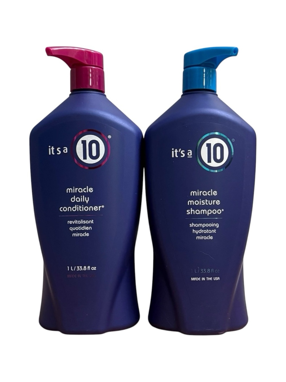 NEW Set of Miracle Daily Conditioner & Miracle Moisture Shampoo 33.8 oz each